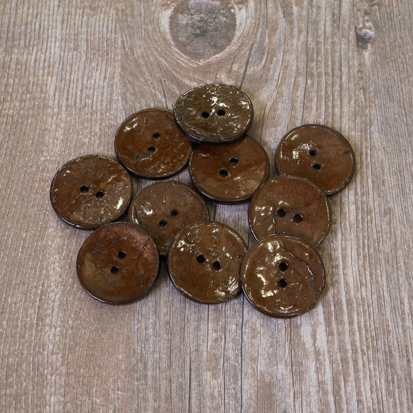 Пуговицы CONCEPT, размер 40, кокос, цвет COL.4 коричневый. Арт 1919H-040-COL.4