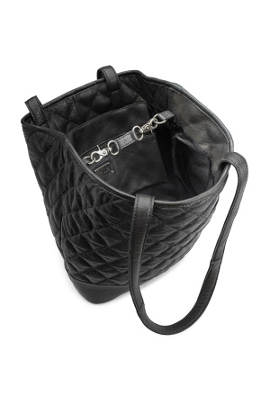 Сумка шоппер "Betsy" Black. Арт QB-4456/Black