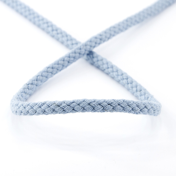 Шнур PEGA хлопковый, цвет светло-голубой,  5,3 мм. Арт 842140916E1702          