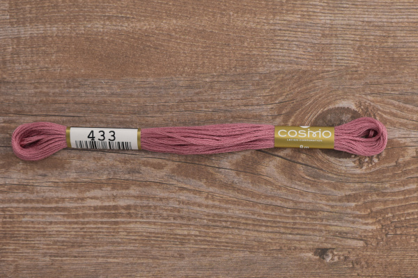 Мулине COSMO однотонный цвет  433       . Арт 25-6/433       