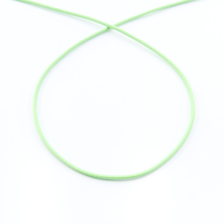 Резинка шляпная SAFISA, 1,5 мм, 25 м, цвет 203 неоновый салатовый. Арт 4730-1,5мм-203