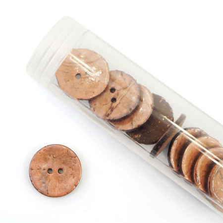 Пуговицы CONCEPT, размер 40, кокос, цвет COL.7 пыльная роза. Арт 1919H-040-COL.7