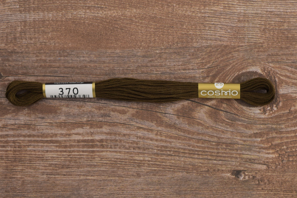 Мулине COSMO однотонный цвет  370       . Арт 25-6/370       