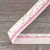 Косая бейка с фестонным краем, 18 мм, цвет бело-розовый. Арт 243986/1