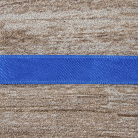 Лента атласная двусторонняя SAFISA мини-рулоны, 11 мм, 4 м, цвет 13, синий. Арт P00110-11мм-13          