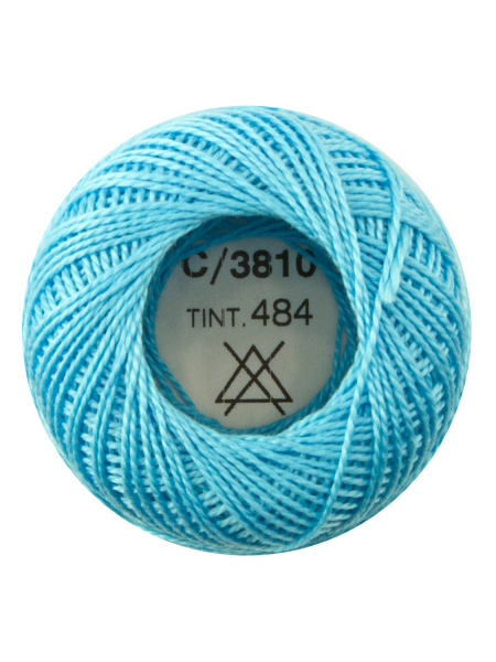 Мулине "Finca Perle"(Жемчужное"), №8, однотонный цвет 3810. Арт 00816/08/3810           