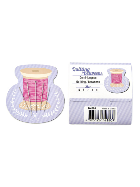 Игольница магнитная "Nifty Needles" с иглами для разных техник, 40 шт. в прикассовом стенде. Арт N4384