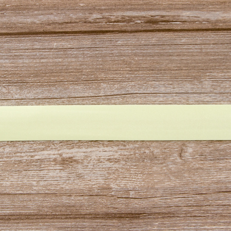 Косая бейка атласная 30 мм, 25 м, цвет 11, светлый пастельно-зеленый. Арт 6260-30мм-11            