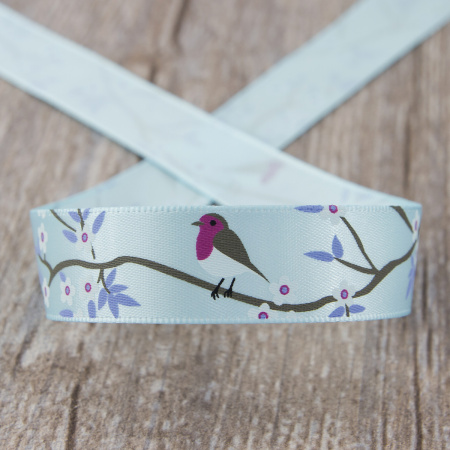 Лента атласная на картонной мини-катушке "Робин". Арт VR15.432