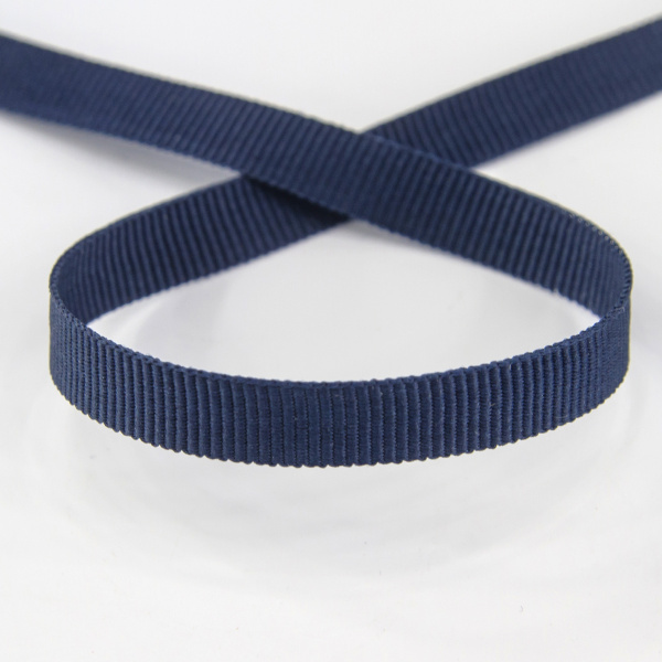 Лента репсовая PEGA, цвет темно-синий, 7 мм. Арт 811798807G7765