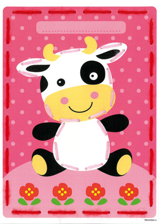 Набор для вышивания "Овечка и Коровка" на перфорированной бумаге. Арт PN-0157035