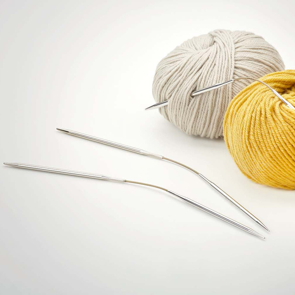 Спицы чулочные гибкие, супергладкие, addiCraSyTrio LONG №4.5, 26 см. Арт 161-2/4.5-26