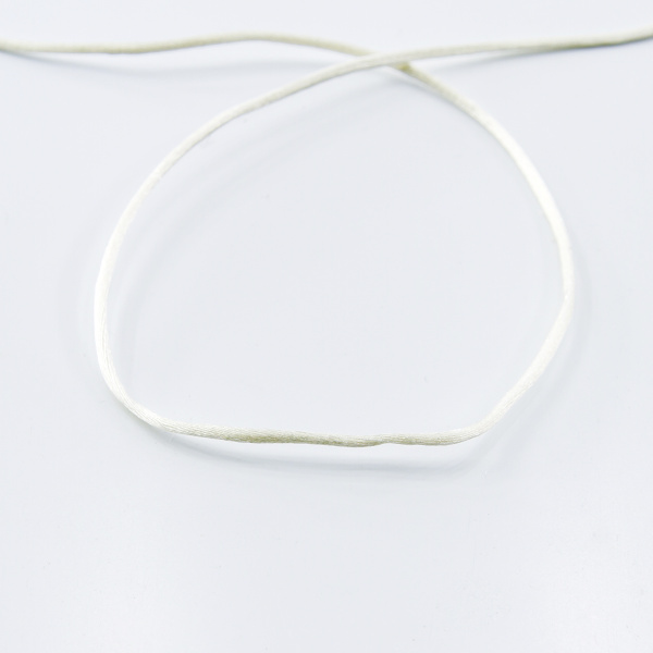 Шнур атласный мини-рулон, 1,5 мм, 4,5 м, цвет 56, шампань. Арт P00470-1,5мм-56         