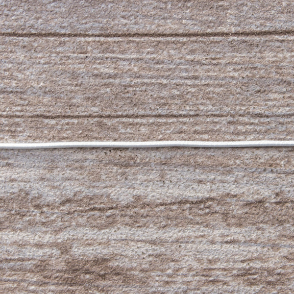 Резинка шляпная SAFISA, 1,5 мм, цвет 02, белый. Арт 4730-1.5мм-02