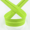 Косая бейка хлопок/полиэстер 20 мм, 25 м, цвет 118, лайм . Арт 6120-20мм-118           