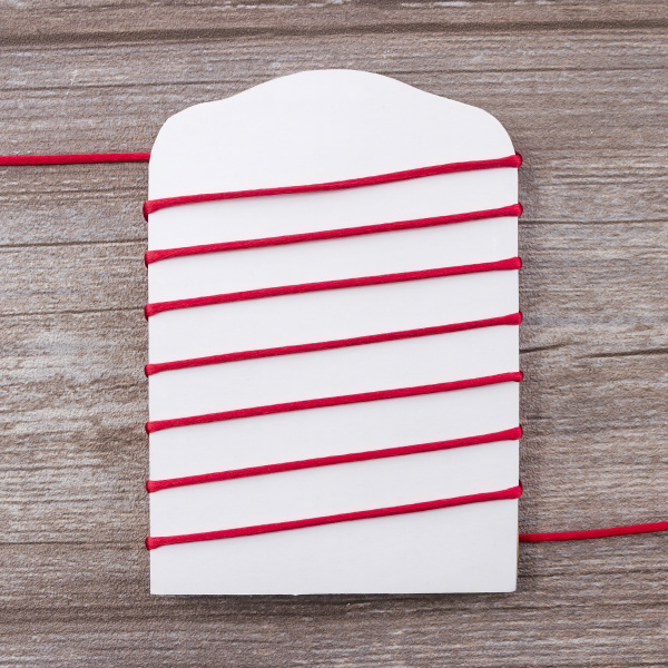 Шнур атласный SAFISA 2 мм, 25 м, цвет 14, красный. Арт 462-14                  