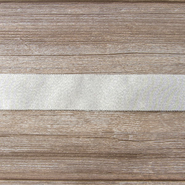 Лента металлик SAFISA, 38 мм, 25 м, цвет 102, серебро. Арт 25197-38мм-102          