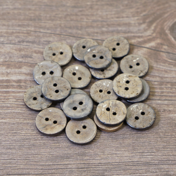 Пуговицы CONCEPT, размер 24, кокос, цвет COL.NAT натуральный. Арт 1919H-024-COL.NAT