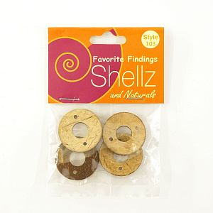 Пуговицы "Shellz & Natural" Coconut Ring. Арт 1850 00103              