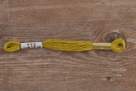 Мулине COSMO однотонный цвет  772       . Арт 25-6/772       