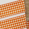 Лента с рисунком клетка SAFISA, 40 мм, 25 м, цвет 61, оранжевый. Арт 469-40мм-61             
