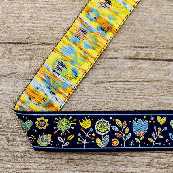 Лента жаккард SAFISA, 25 мм, 15 м, цвет 02. Арт 9218-25мм-02