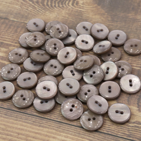 Пуговицы CONCEPT Mother of Pearl, размер 24, полиэстер, цвет COL.62. Арт 75315-024-COL.62