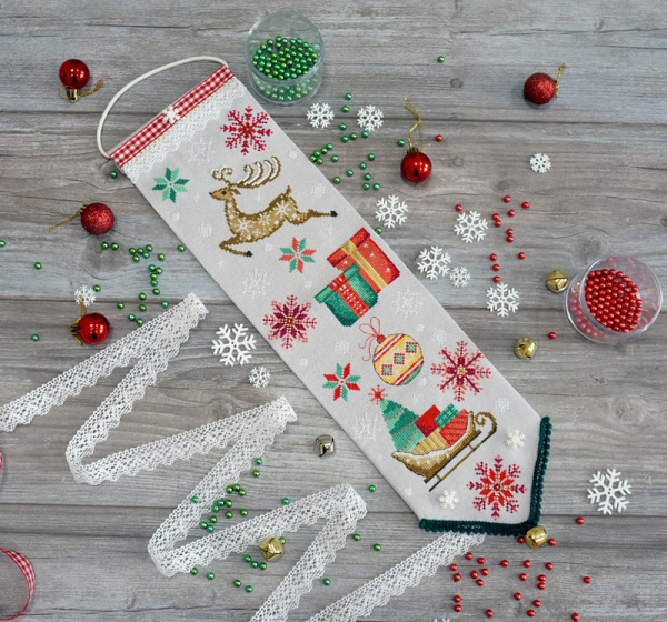 Набор для изготовления вымпела "Зимнее  новогоднее". Арт 21.003.11