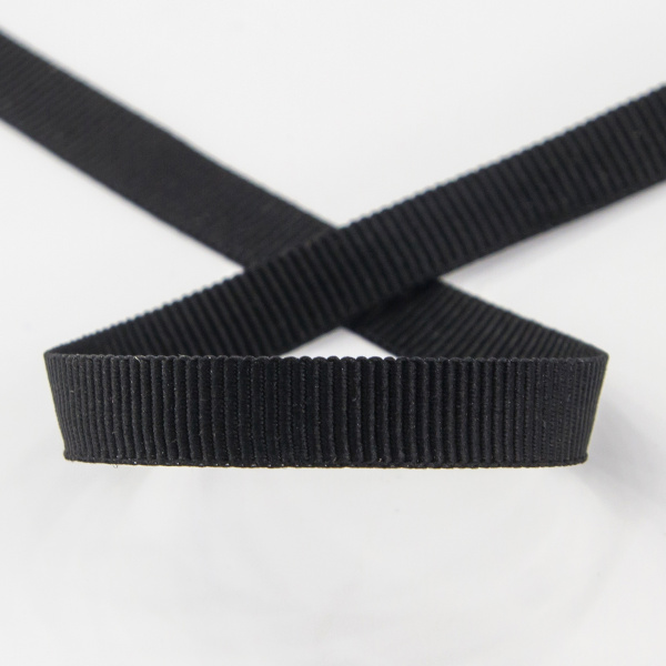 Лента репсовая PEGA, цвет черный, 7 мм. Арт 811798807G7001