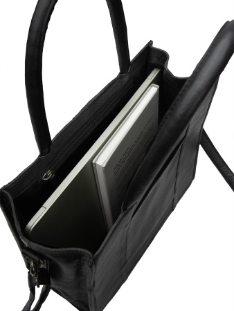 Сумка шоппер "Bina" Black. Арт QB-4640/Black