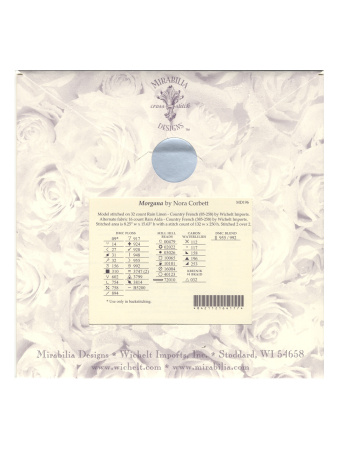 Схема для вышивания MIRABILIA "Моргана". Арт MD196