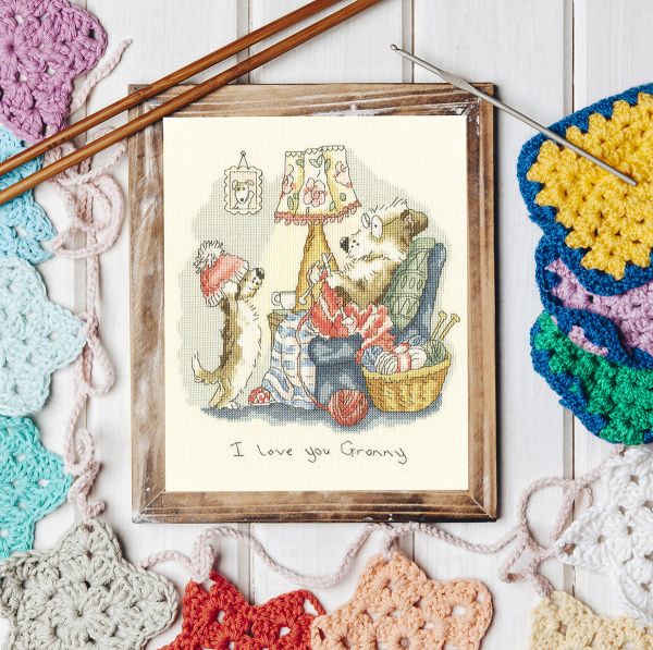 Набор для вышивания "I love you Granny". Арт XAJ19