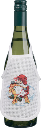 Набор для вышивания фартучков на бутылку "Коллекция гномов". Арт 78-0630