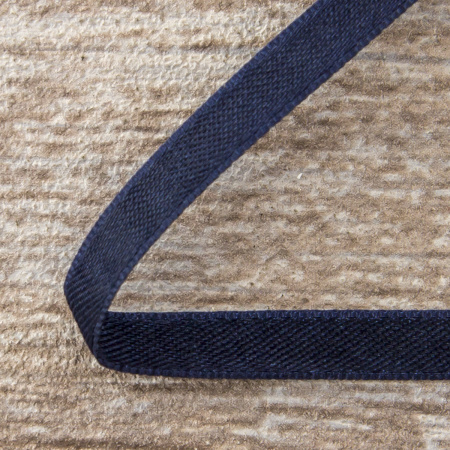 Лента атласная двусторонняя SAFISA мини-рулоны, 6,5 мм, 4,5 м, цвет 15, синий-темный. Арт P00110-6,5мм-15         