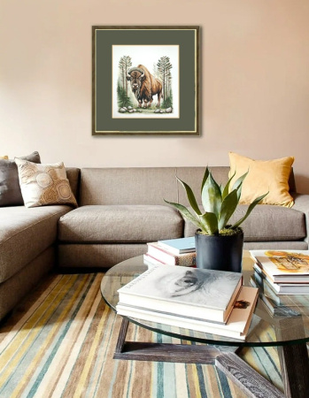 Набор для вышивания "Зубр". Арт 03.014.34