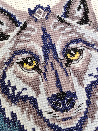 Набор для вышивания "Серый лют". Арт 03.017.20