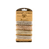Шнуры на блистере HEMPTIQUE #20 - 1 мм, 4 цвета по 9,1 м. Арт HC20MVI                 
