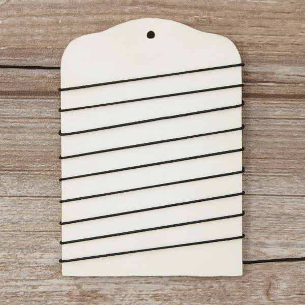 Резинка шляпная SAFISA, 1,3 мм, 25 м, цвет 01, черный. Арт 4730-1,3мм-01