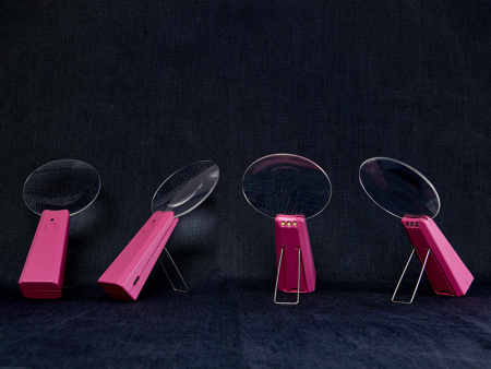 Лупа светодиодная перезаряжаемая, 12 шт. в картонном прикассовом стенде. Арт N4925.DB