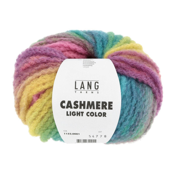 Пряжа Cashmere Light Color, 88% кашемир, 12% полиамид, 25 г, 85 м. Арт 1152.0001