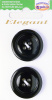 Пуговицы ELEGANT. Арт 7821-28-BLACK/2