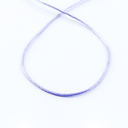 Шнур атласный SAFISA 1,5 мм, 25 м, цвет 08, сиреневый. Арт 470-08                  