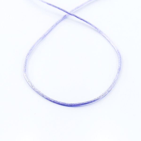 Шнур атласный SAFISA 1,5 мм, 25 м, цвет 08, сиреневый. Арт 470-08                  