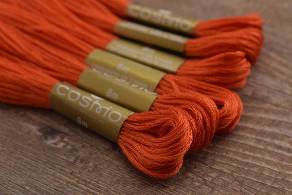 Мулине COSMO однотонный цвет  445       . Арт 25-6/445       