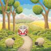 Набор для вышивания "Road Trip". Арт XLP2