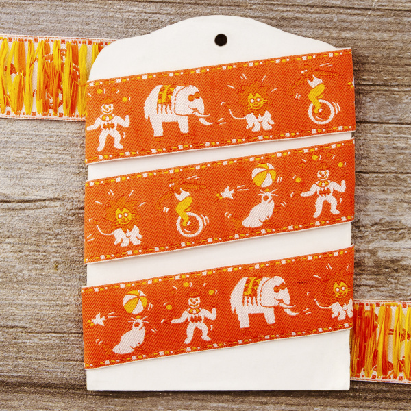 Лента жаккард SAFISA, 30 мм, 15 м, цвет 04. Арт 9108-30мм-04