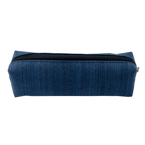 Пенал для ручек "Pencil Case" на молнии, 22 х 7 х 7 см, текстильный, цвет темно-голубой. Арт 04003/6