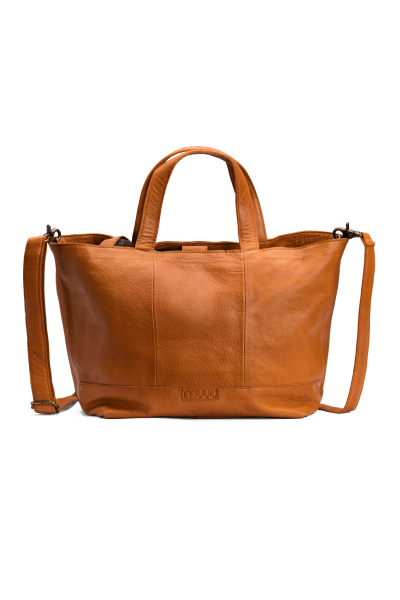 Сумка шоппер "Hiba w/zipper" Whisky. Арт QB-4701/Whisky