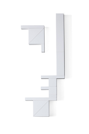 Конструктор BAUHAUS "Bauspiel" 14+, дизайн 1977 года, натуральное дерево, цвет белый, 22 детали. Арт 9412.1