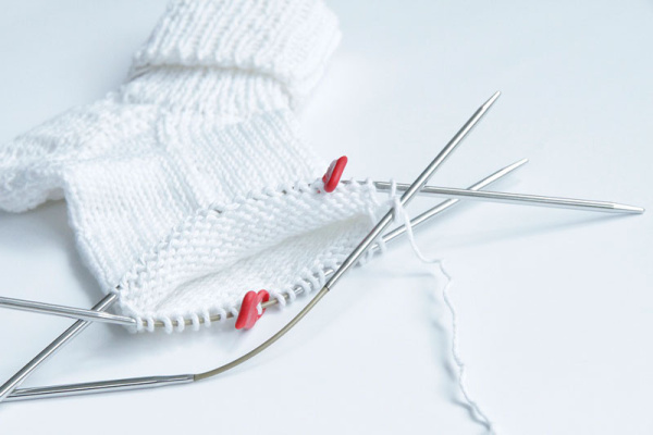 Спицы чулочные гибкие, супергладкие, addiCraSyTrio SHORT №5, 21 см. Арт 160-2/5-21